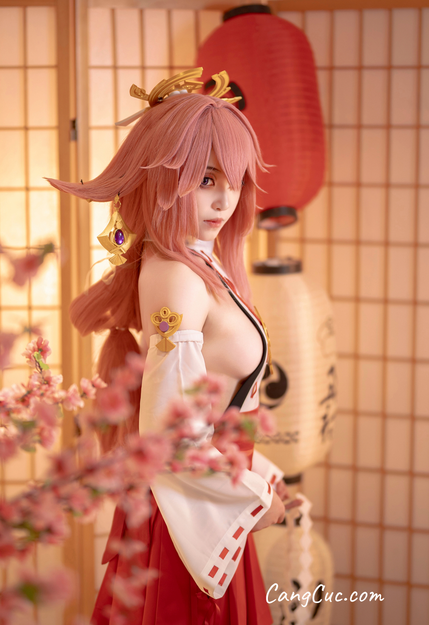 Coser@Bangni邦尼 - 微密圈+Cos合集 老师OL+偷偷在房间玩ss游戏+八重神子